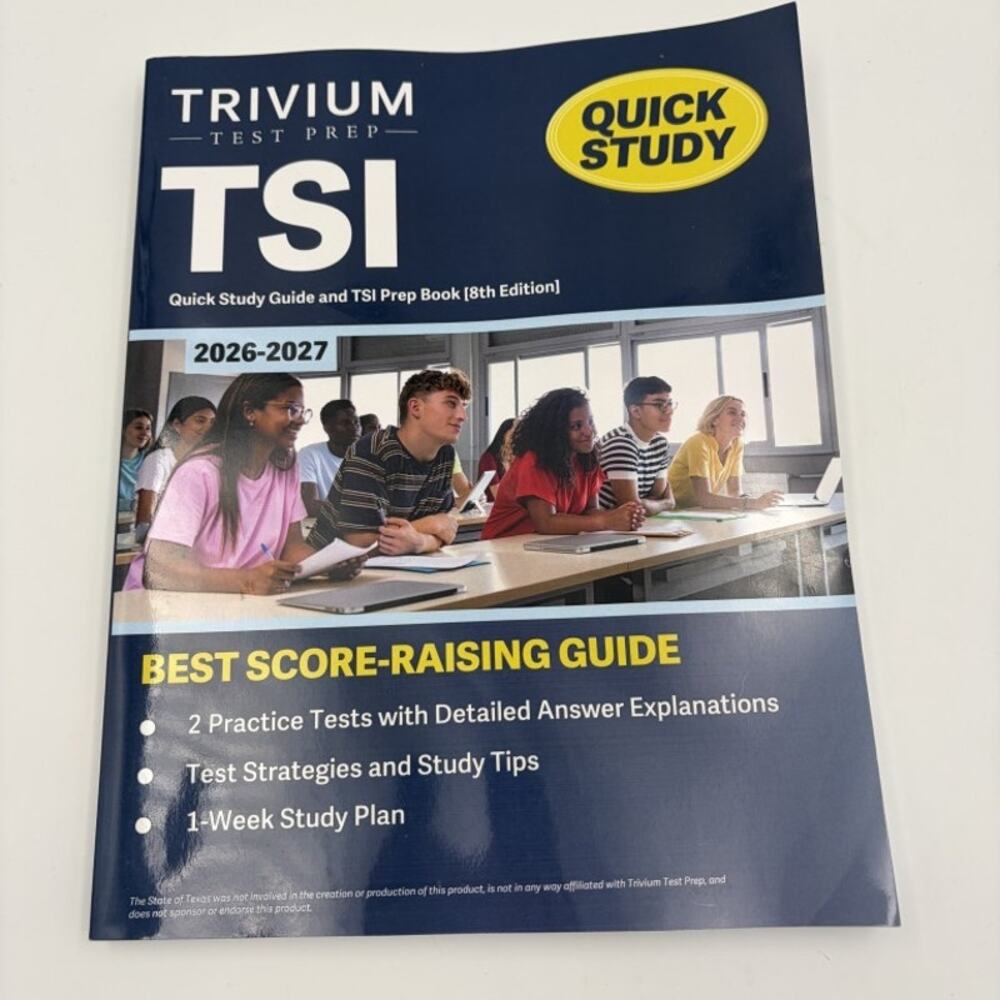TSI Quick Study Guide 2026-2027 Prep Book 16th Edition